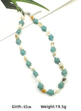 亚马逊跨境热销松石海星海螺碎石手链沙滩海洋风时尚女手饰