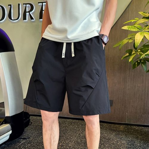 2024新款潮牌五分裤男速干伞兵短裤休闲宽松中裤子薄款夏季潮男裤 - 图3