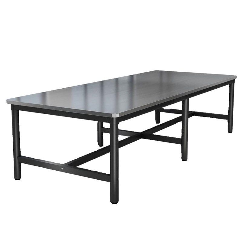 双层不锈钢工作台桌子长方形快递打包裁剪台工厂车间操作包装台面 - 图3