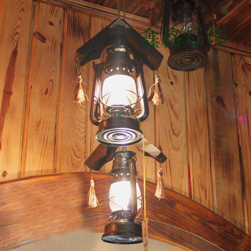 中式仿古个性怀旧吊灯欧式铁艺马灯餐厅灯酒吧灯书房灯休闲厅灯,淘宝优惠券,粉丝福利购,淘宝优惠卷