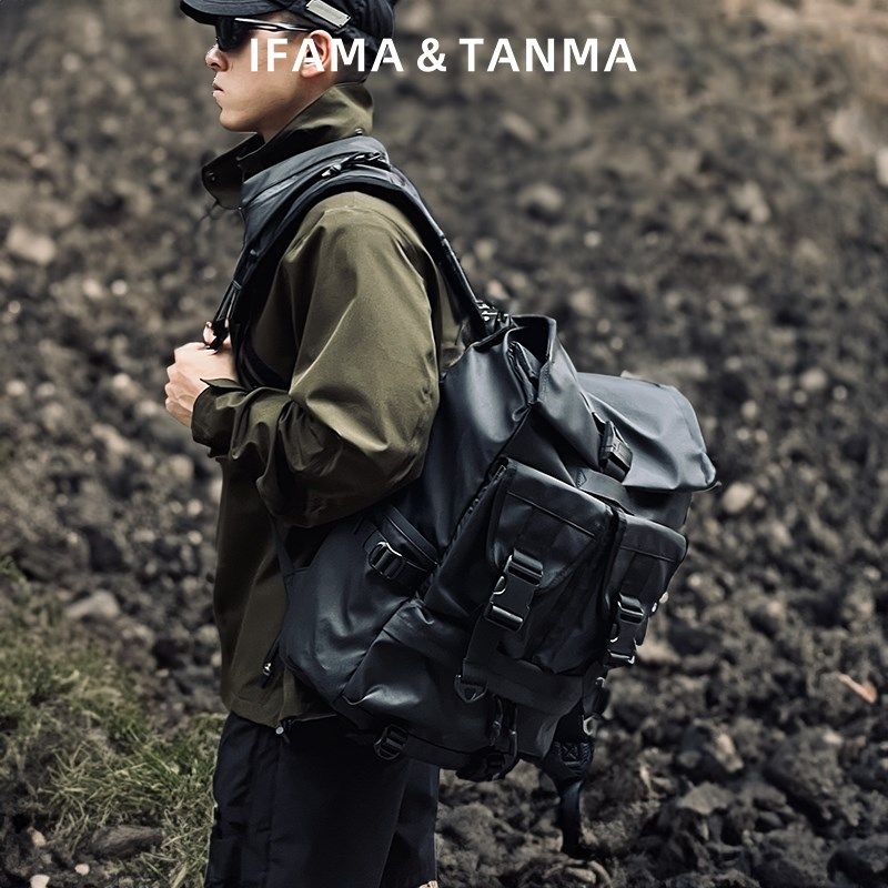 双肩包通勤骑行男大容量防水电脑包F学生书包男士户外机能旅行背,淘宝优惠券,粉丝福利购,淘宝优惠卷