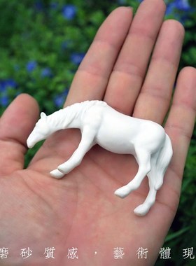 白马 造景园盆景微景观苔藓绿植假山奇石家居工艺品