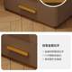 Smart bedside table light luxury simple modern installation-free bedroom charging multi-function storage solid wood storage bedside table