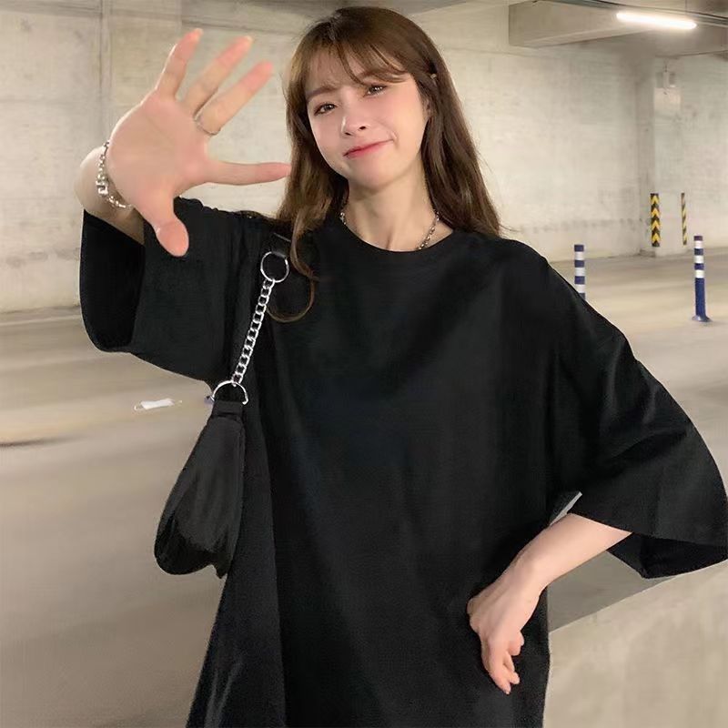 高个子加长版e下装消失中长款t恤女遮屁股大码200斤T恤裙2025新款,淘宝优惠券,粉丝福利购,淘宝优惠卷