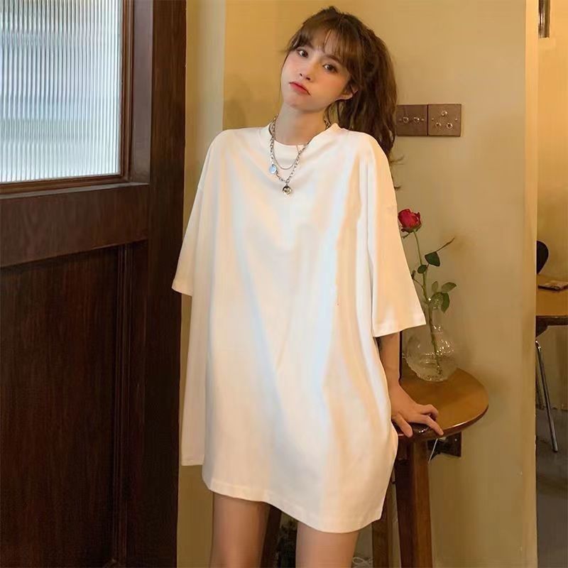 高个子加长版e下装消失中长款t恤女遮屁股大码200斤T恤裙2025新款,淘宝优惠券,粉丝福利购,淘宝优惠卷