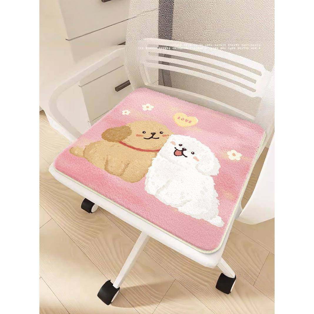 椅子坐垫冬季毛绒座椅坐垫可爱坐垫加厚餐桌椅坐垫单片屁垫椅子垫,淘宝优惠券,粉丝福利购,淘宝优惠卷