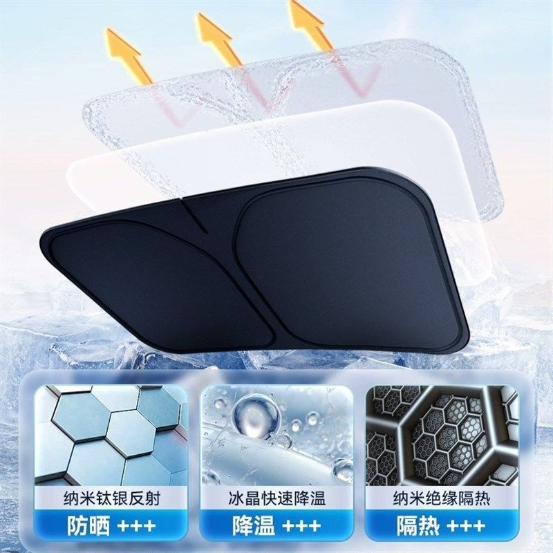 汽车遮阳伞车载遮m阳挡伞伞晒隔A热车用遮阳防挡风玻璃车载遮阳,淘宝优惠券,粉丝福利购,淘宝优惠卷