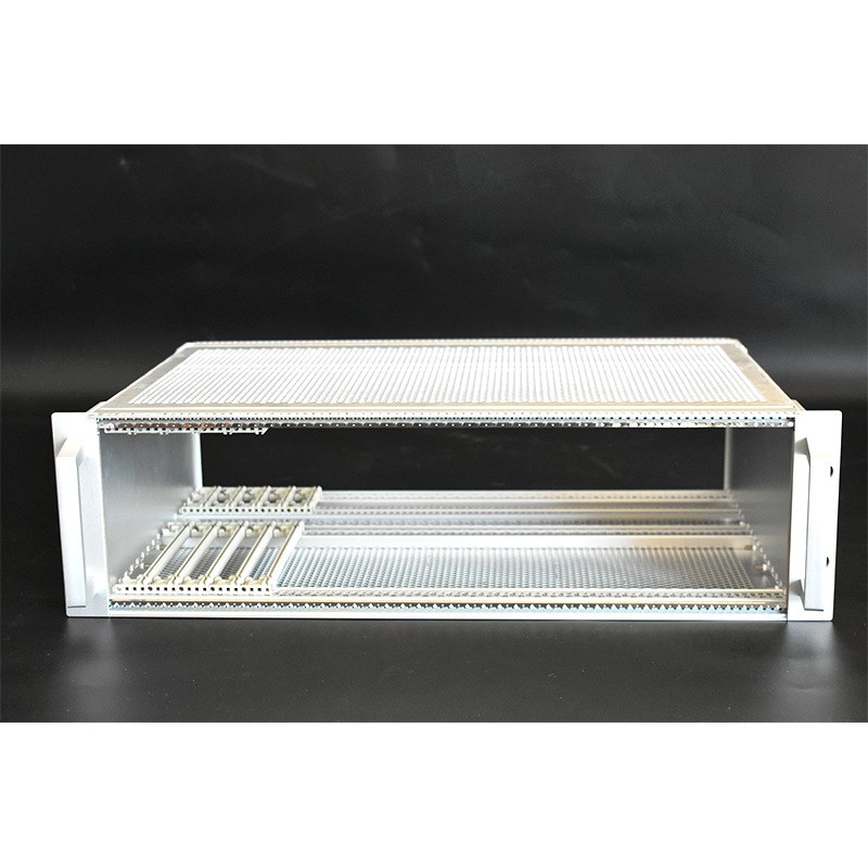 Standard 3U plug-in box aluminum alloy vertical plug-in box industrial control chassis communication electronics CPCI plug-in box sheet metal processing