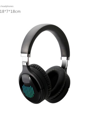 现代简约皮革蓝牙耳机支架音响道具珠宝饰品样板房书房入口软装饰