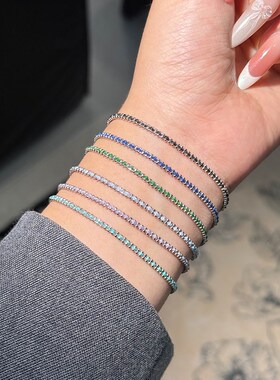 本命年18K法国小红绳编制珠珠经典红手链女情侣款V幸运手绳送礼物