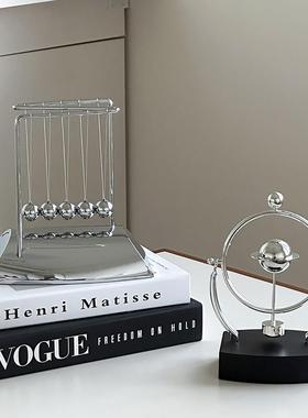 创意摩天轮永动仪地球仪桌面摆件客厅玄关书房办公室家居好物礼物