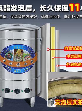 电热商用煮面桶液化气多功能保温汤锅麻辣烫专用地摊食堂节能加厚