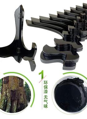 盘子支架普洱茶架茶饼架陶瓷盘相框画框工艺品展示架木制托架摆件