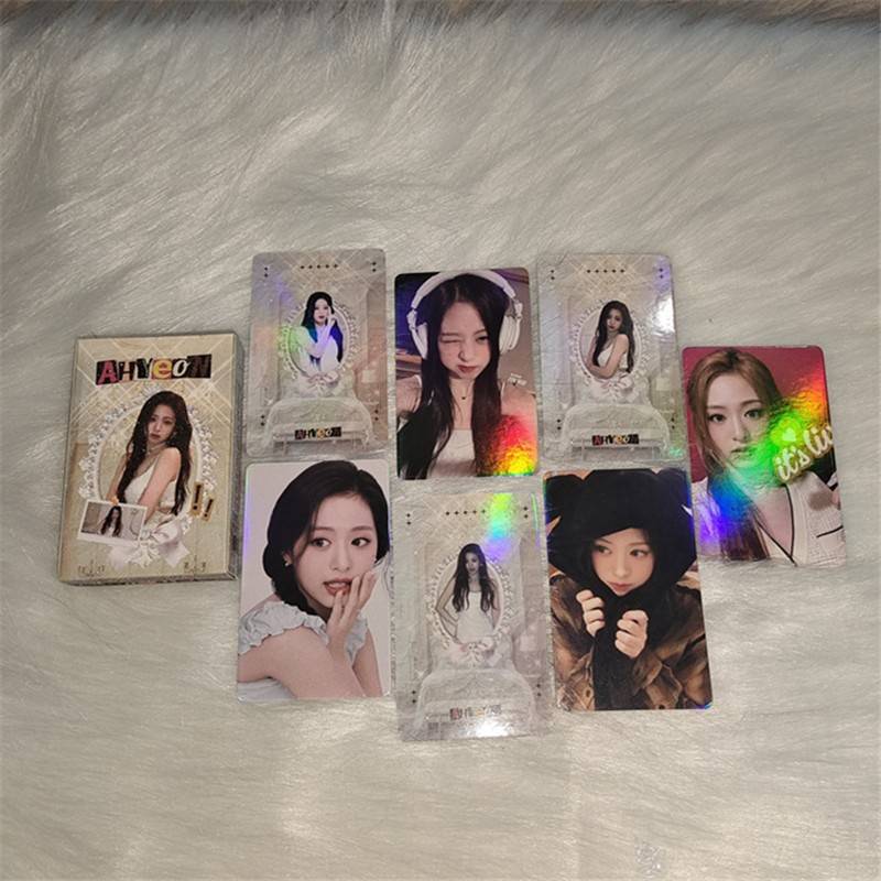 BABYMONSTER镭射小卡50张3寸LOMO卡明信片郑雅娴RORA RAMI自印卡 - 图0