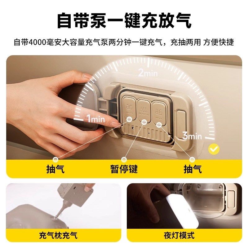 充气床垫户外露营野营帐篷睡垫打地铺家用新款自动便携加厚气垫床,淘宝优惠券,粉丝福利购,淘宝优惠卷