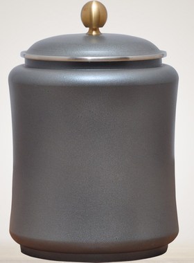 纯锡茶叶罐锡罐密封存茶储茶罐茶几装饰公司企业logo定制商务礼品