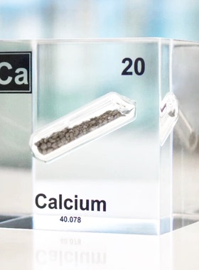 20号Ca钙元素立方体实物化学表
