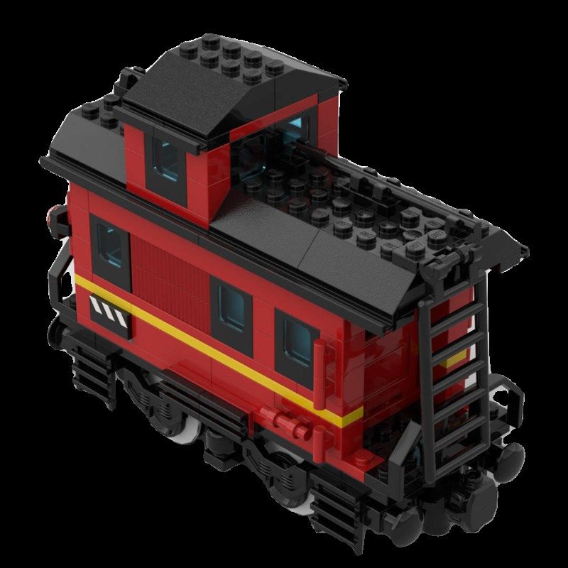 定制积木创意设计玩具圣诞列车柴油火车守车棚车轨道列车M7火车,淘宝优惠券,粉丝福利购,淘宝优惠卷