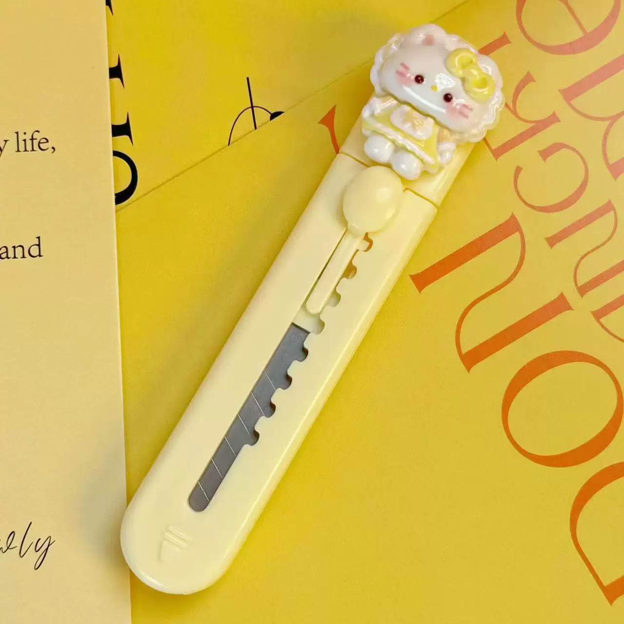 可爱猫咪拆快递美工刀卡通迷你随身便携拆快递开箱器手工刀裁纸刀,淘宝优惠券,粉丝福利购,淘宝优惠卷