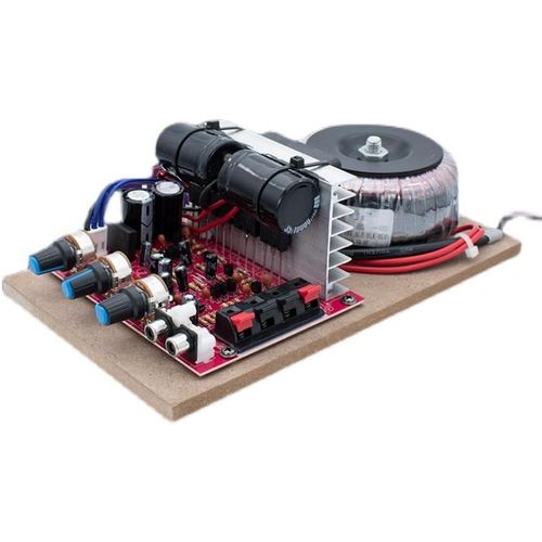 4管前后级 200W大功率功放板 发烧胆味风扇散热款升级大滤波电容 - 图3