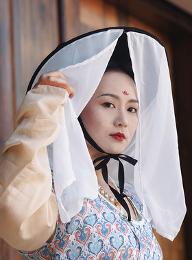 春下汉服唐制复古帷帽-客秦关准现货七月初发