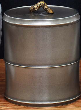 锡罐茶叶罐密封罐纯m锡旅行装便携茶罐精品小号茶罐送长辈礼盒包