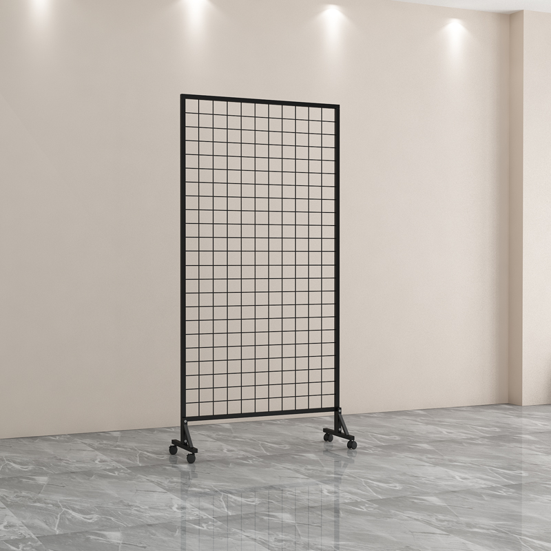 网格展示架幼儿园画室美术作品书画书H法画展展览落地折叠铁网架 - 图3