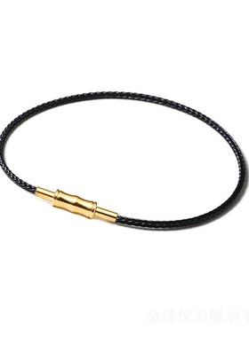 1.5mm绳粗可穿3D转运珠红绳手绳手链钢丝绳防水耐磨竹节款不掉色