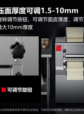 德玛仕压a面机商用揉面机压面条饺子皮切面擀面压皮面皮机YF-AG25