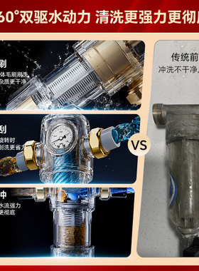 【鳃式过滤】沁园百分百前置过滤