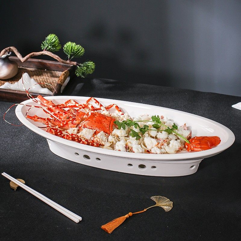 蜡烛加热炉酒店饭店保温菜盘子创意个性特色明炉餐具大号超大鱼盘,淘宝优惠券,粉丝福利购,淘宝优惠卷