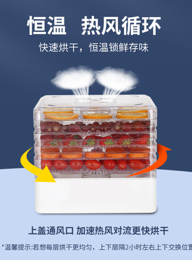 果蔬干果机食物烘干机智能小型家用风干机宠物O肉干食品脱水机 5