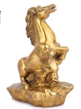 天御阁铜12十二生肖马摆件工艺品招财家居客厅办公室装饰品礼品