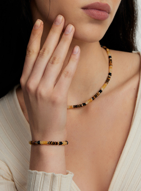 ARSIS秘密花园虎眼财运串珠手链高级感简约秋日美拉德穿搭女新款