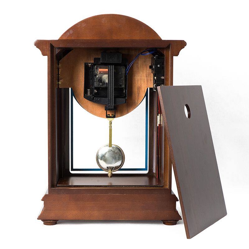 实木座钟客厅创意欧式大号复古台钟静音中式复古钟整点报时钟摆钟,淘宝优惠券,粉丝福利购,淘宝优惠卷