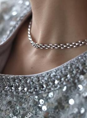 【女神礼物】Retro Chic意大利复古时尚首饰 罗马链条项链