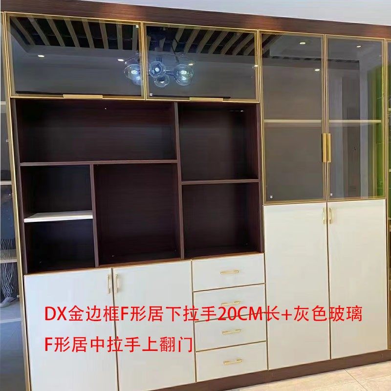 极简轻奢铝合金框窄边玻璃门酒柜门橱柜门衣柜门极简衣帽间平开门,淘宝优惠券,粉丝福利购,淘宝优惠卷