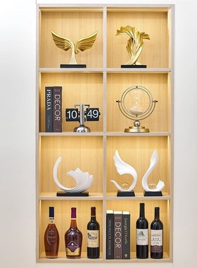 轻奢高档酒柜摆件电视柜玄关家居客厅装饰品办公室现代简约高级感