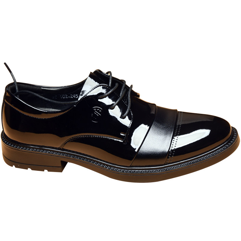 皮鞋男款三接头年轻伴郎亮面休闲商务正装青年P工作婚礼结婚新郎,淘宝优惠券,粉丝福利购,淘宝优惠卷