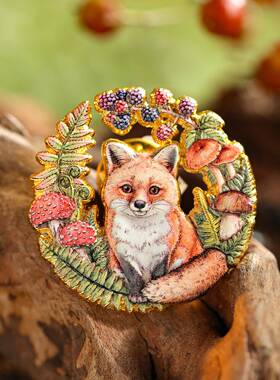 AR萌宠徽章定制合金烤漆仿珐琅创意卡通动漫周边胸针礼品胸章定做