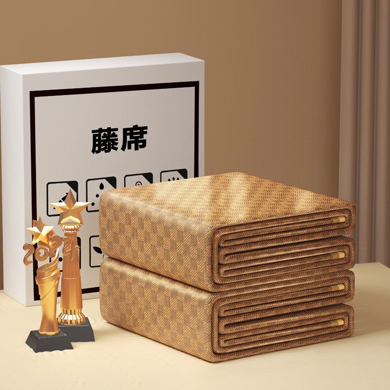 冰藤席床垫席子夏季软垫2025新款夏天凉垫床褥子可机洗草席凉席,淘宝优惠券,粉丝福利购,淘宝优惠卷