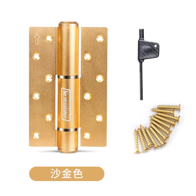 隐形门合页自动关门闭门器缓冲大门液压阻尼弹簧合页自闭合页静音 - 图1