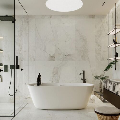 磨具米白色寒江雪 厨房卫生间浴室墙地面I通铺仿古砖防滑瓷砖1200 - 图2