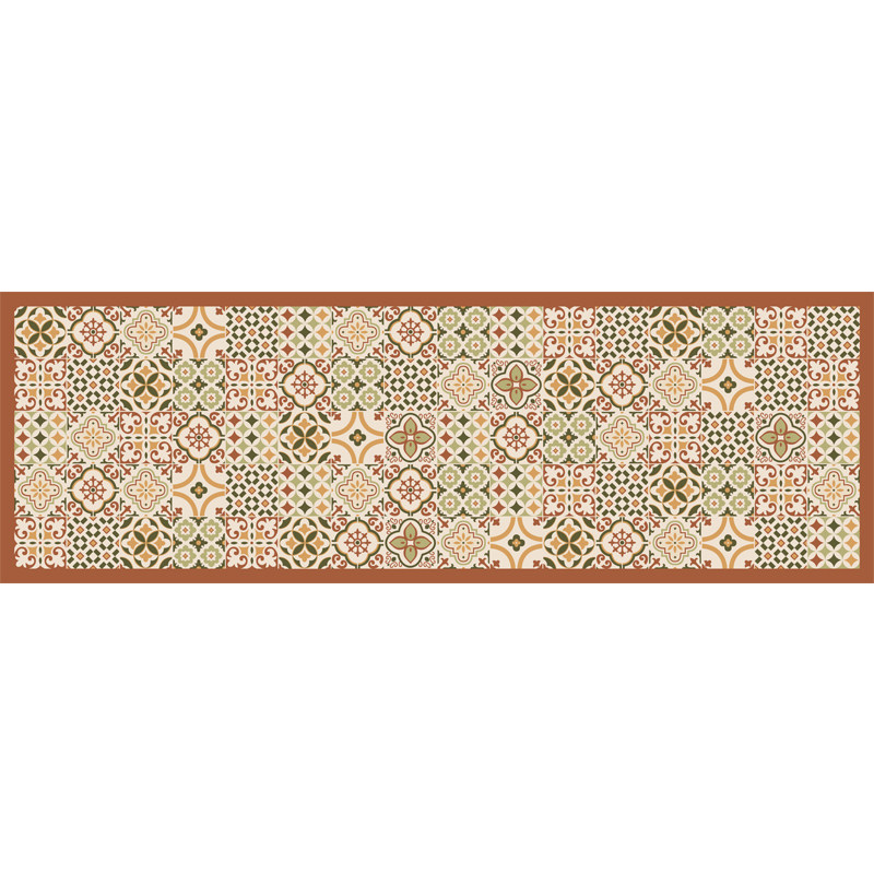 Kitchen special anti-dirty anti-slip floor mats are water-absorbent and oil-proof and wipeable and no-wash floor mats are waterproof and stain-resistant and no-clean carpets.