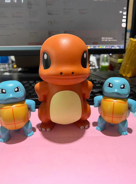 霸气傲娇小火龙网红汽车摆件后备箱车顶家居办公室装饰杰尼龟