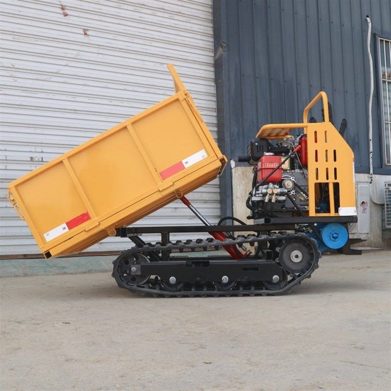 小型山地履带运输车手扶式农用自卸车履带车果园全地形拖拉机,淘宝优惠券,粉丝福利购,淘宝优惠卷