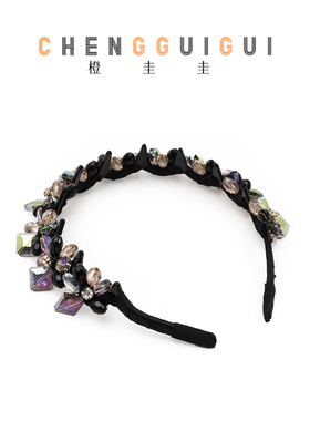 橙圭圭星烁重工高级感发箍