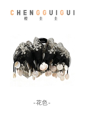 橙圭圭暗夜序章鲨鱼夹百搭高级感