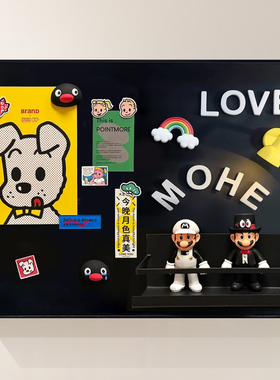 磁吸唱片电表箱装饰画创意玄关入户电源盒遮丑餐厅液压式现代挂画