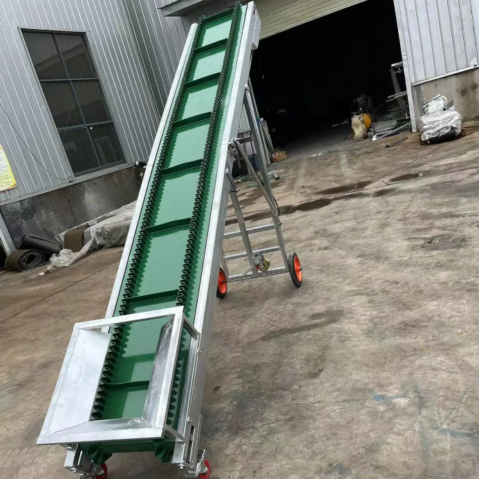 爬坡挡板输送机散料颗粒上料裙边输送带玉米棒传送带粮食水果装车,淘宝优惠券,粉丝福利购,淘宝优惠卷